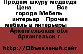 Продам шкуру медведя › Цена ­ 35 000 - Все города Мебель, интерьер » Прочая мебель и интерьеры   . Архангельская обл.,Архангельск г.